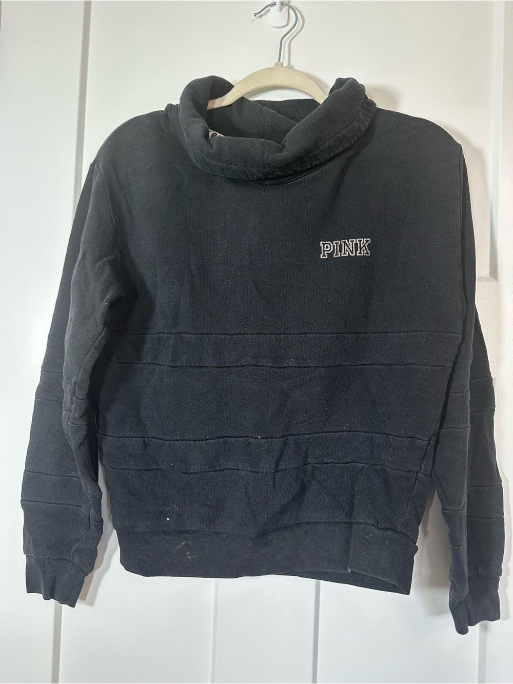 PINK Victoria's Secret Men's Turtleneck Sweatshirt - Black